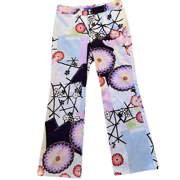 Escada Pants - ESCADA SPORT Floral PANTS  Size 44/Large